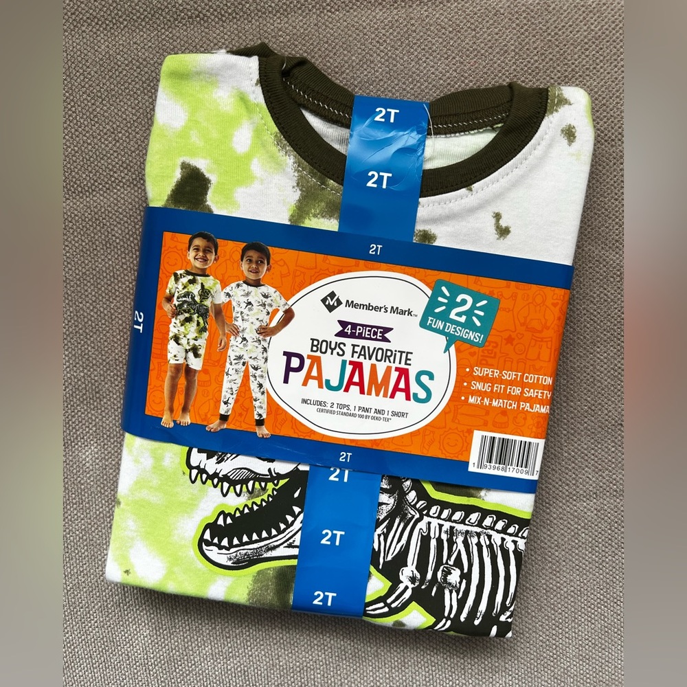 Makers Mark toddler dinosaur pajamas 2T